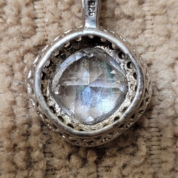 Vintage Mega Shiny Sterling Sliver 925 Pendant - Picture 2 of 2